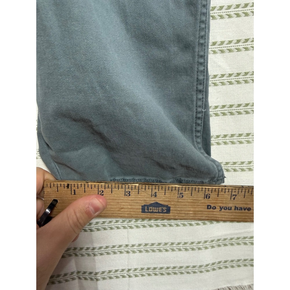 Gap Mens Slim Fit Chino Pants Sage Green Cotton Stretch Tapered Leg Size 30x30 - Picture 3 of 8